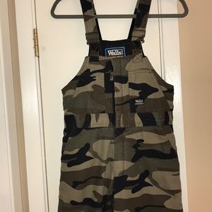 Boys Walls Insulated camo overalls